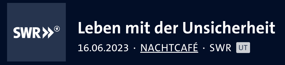 swr leben mit der unsicherheit